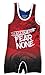 TRI-TITANS Respect All Wrestling Singlet Folkstyle Freestyle Greco - Red Blue Reversible