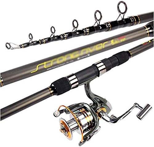 Fishing Rod Reel Combos, Collapsible Telescopic Fishing Pole With Spinning Reel Kit For Adults Kids Outdoor Sport Travel Freshwater Saltwater Fishing