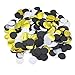 Mybbshower Black Gold White New Years Eve Paper Confetti Wedding Table Scatter Bachelorette Reception Decoration Pack of 5000 Pieces