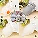 Morrivoe Cute Mochi Mini Squishy Toy Animal Squeeze Healing Fun Kids Kawaii Toy Stress Reliever Decor (D)