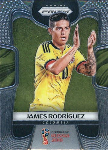 2018 Panini Prizm FIFA World Cup Soccer Trading Card #38 James Rodriguez Colombia