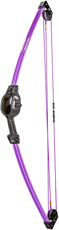 Bear Archery Spark Youth Bow Set Includes 2 Arrows, Armguard, Quiver, and Recommended for Ages 5 to 10