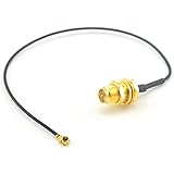 U.FL Mini PCI to RP-SMA Pigtail Antenna WiFi Cable Pack of 2