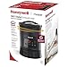 Honeywell HHF370B 360 Degree Surround Fan Forced Heater with Surround Heat Output Charcoal Grey Energy Efficient Portable Heater with Adjustable Thermostat & 2 Heat Settings , Black