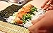 BambooMN Deluxe Sushi Mat Kit 1x Green, 1x Natural Rolling Mat, 1x Rice Paddle, 1x Spreader, 1x Compartment Sauce Dish | 100% Bamboo Mat and Utensils