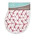 aden + anais Silky Soft Burpy Bib, 100% Viscose bamboo Muslin, Soft Absorbent 4 Layers, Multi-Use Burp Cloth and Bib, 22.5” X 11”, Single, Berry Shibori