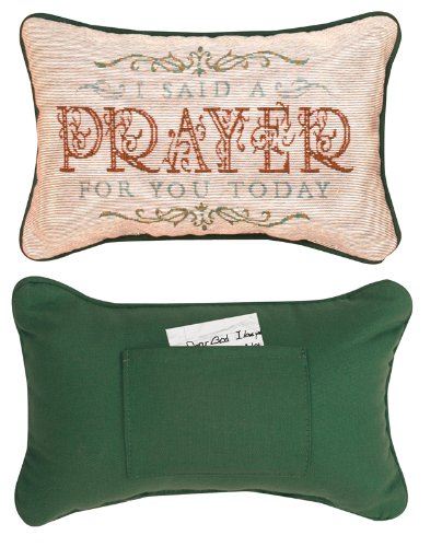 Reversible "Prayer For You" Rectangular Throw Pillow W Pocket 85" X 125"