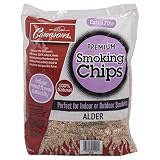 Alder Wood Smoker Chips- 100% Natural Wood Smoking and Barbecue Chips- 2 lb. Bag