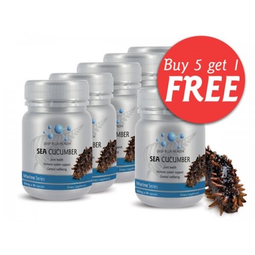Sea Cucumber (540 Caps). New Zealand.Buy 5 Bottles Get 1 FREE. Express to the US available!