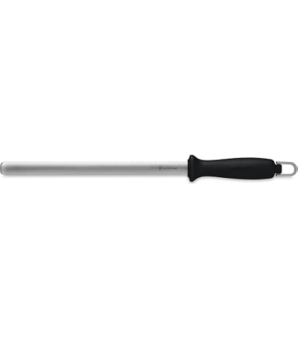 Amazon.com: Wusthof 10-Inch Diamond Sharpening Steel, Wide: Knife