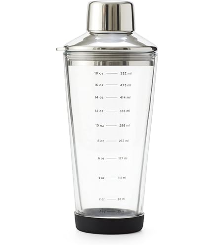 Cocktail Shaker Aus Glas 400ml - Deine Persönliche Home-Bar!