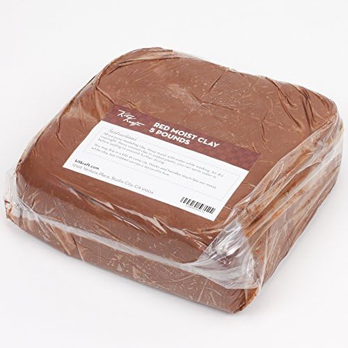Laguna Clay EM-207 Moist Red Clay (Terra Cotta) 5 lbs