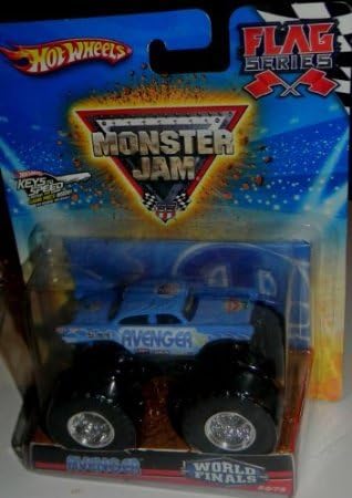 Hot Wheels 52/75 Monster Jam 2010 Flag Series World Finals 1:64 Scale - Variant Blue Avenger