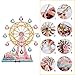3D Wooden Puzzle DIY Ferris Wheel Puzzle 3D Jigsaw Model Gifts for Kids and Adults (295 PCS)