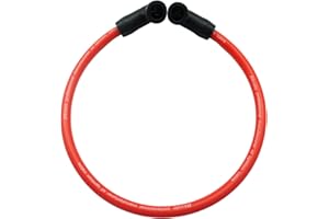 GIBACAD 18" 8.5mm Red Coil Wire Fits for an HEI Style Terminal Replacement for Blaster 2 and Blaster 3,Replace 84059