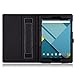 MoKo Google Nexus 9 Case - Slim Folding Cover Case for Google Nexus 9 8.9 inch Volantis Flounder Android 5.0 Lollipop tablet by HTC, BLACK (With Smart Cover Auto Wake / Sleep Feature)