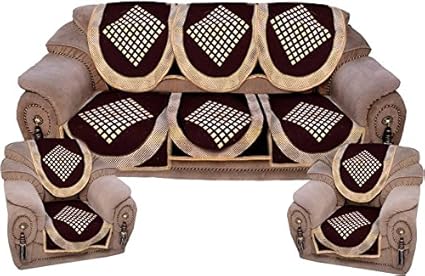 Fresh From Loom 6 Piece Polycotton Sofa Cover Set - Multicolour