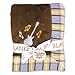 Trend Lab Framed and Embroidered Receiving Blanket, Rockstar