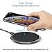 CHOETECH Wireless Charger, Qi Certified Zinc-Alloy & PU Ultra-Slim 7.5W Wireless Charging Pad Compatible iPhone XS/XS Max/XR/X/8/8 Plus,10W Compatible Galaxy Note 10/S10/S10+/S10E, 5W All Qi-Enabled