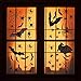 R HORSE 336 Pcs+ Halloween Window Clings 12 Sheets Adhesive Halloween Glass Decal Stickers Bat Spider Window Stickers Halloween Party Decorations for Glass Window