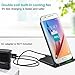Wireless Charger, PTUNA Built-in Cooling Fan Qi Fast Wireless Charger Stand Pad for Samsung Galaxy Note 8, S8, S8 Plus, S7, S7 Edge, Note 5, S6 Edge Plus and Apple iPhone X/ 8/8 Plus