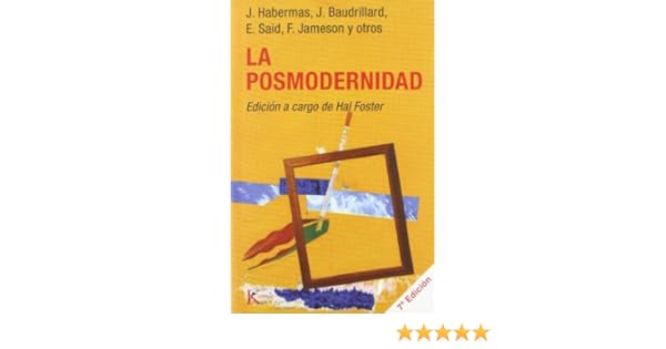 libro posmodernidad hal foster