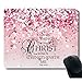 Apottwal Mouse Pad,Gaming Mouse Pad,Non-Slip Rubber Base Mousepad for Laptop Computer,Mouse Pads for Wireless Mouse, Bible Verse Pink Rose Gold Mouse Pad Desk Dad Desk Decor with Design …