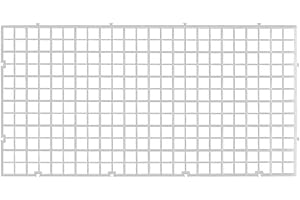 DEMONTALK Aquarium Divider, Plastic Egg Crate Divider, Fish Tank Filter Bottom Tray Grid, Isolation Board Partition Net Pane Separator