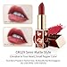 CATKIN Rouge Matte Lipstick, Waterproof Long Lasting Satin Nourish Moisturizing Smooth Soft 0.13 Ounce-Chinese Style - CR129