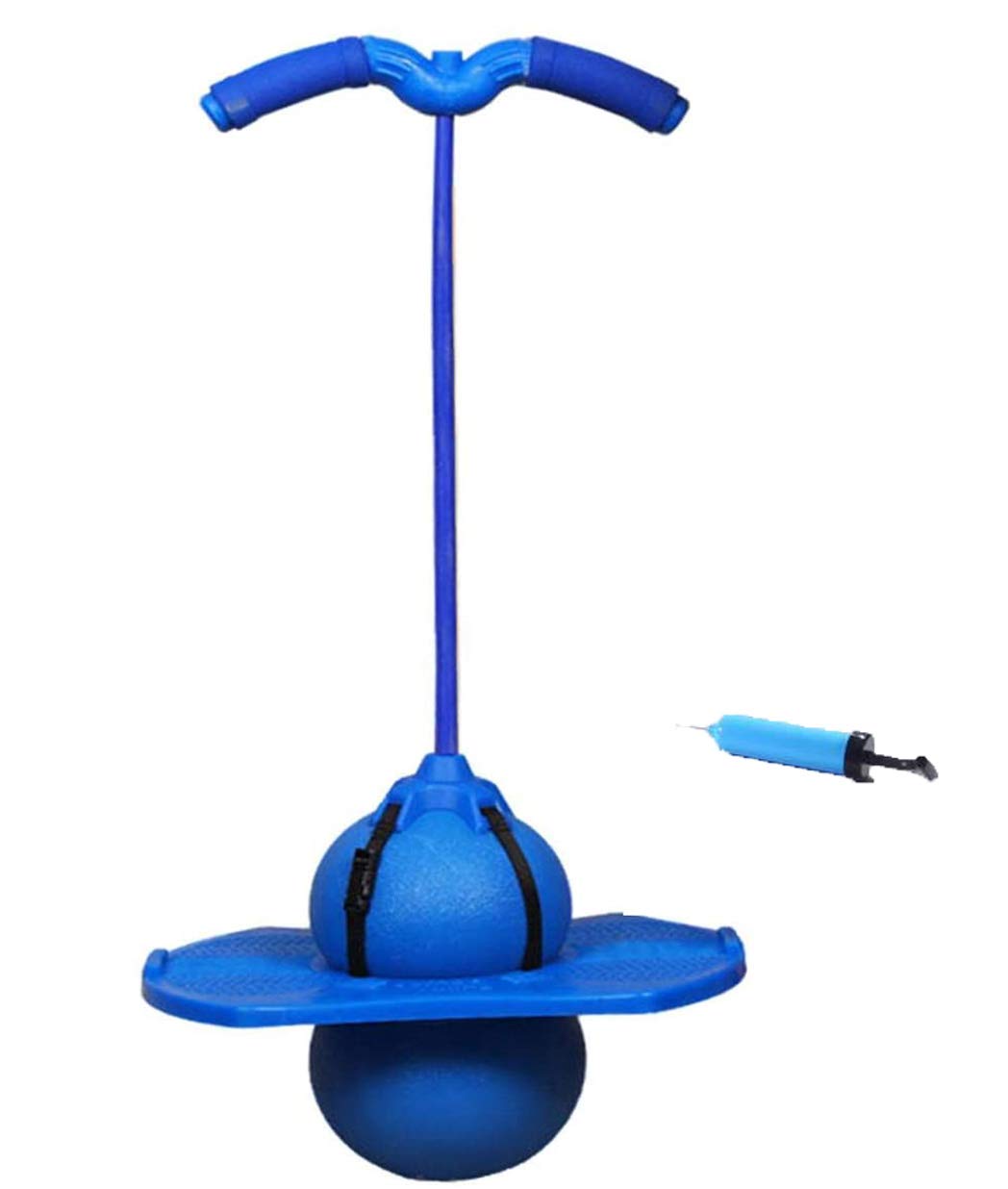 LONTG Pogo Ball Pogo Stick Jumper Balance Ball Hopper Balls Balance Board Bounce Space Balls With Handles Home Indoor Games Fitness Body Training Assistant Workout Accessories For Teens Adults