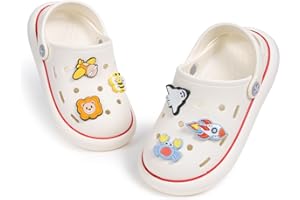 Miamooi Kids Girls Boys Clogs Garden Clogs Toddler Cartoon Slides Sandals Slip-on Water Shoes Indoor Outdoor Waterproof Beach Pool Slippers