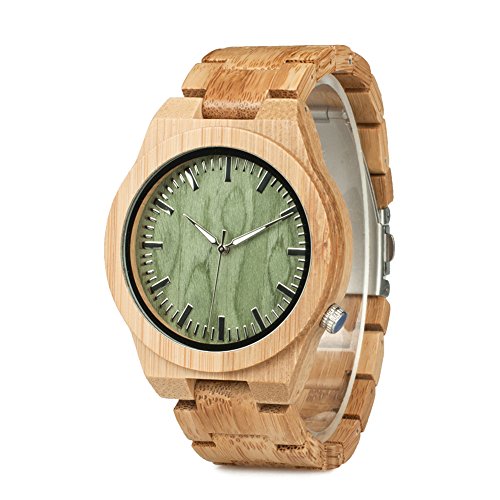 analog wooden watch