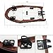 Senkauto Brown Flat Brat Universal Seat Cafe Racer Vintage Seat Tracker Scrambler Saddle