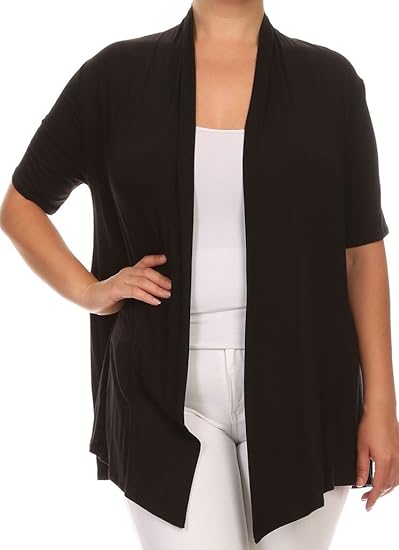 womens plus short sleeve cardigan