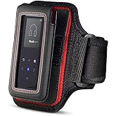 Black Neoprene Microfiber Workout Sports Armband Case Gym Carrying Pouch for iPod Nano 1st Gen - iPod Nano 2nd Gen - iPod Nano 5th Gen- iPod Nano 4th Gen