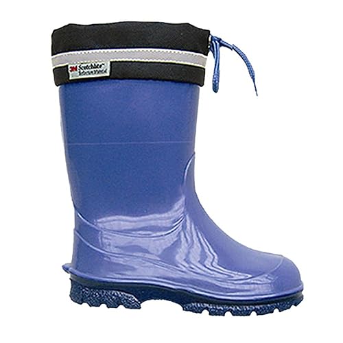 LEMIGO Kinder Gummistiefel Regenstiefel mit Stulpe Kim