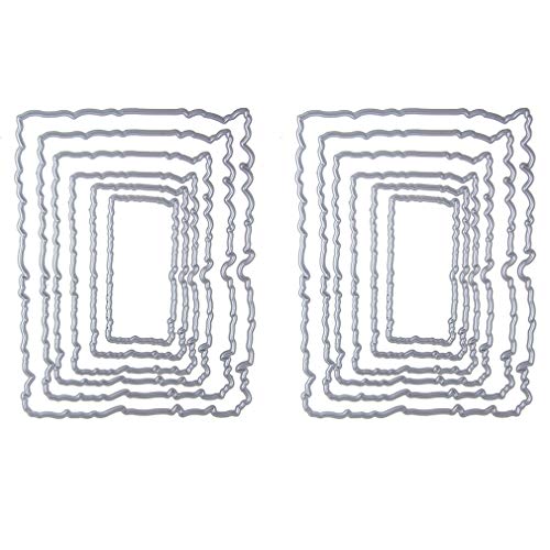 iSuperb DIY Die Cuts Carbon Steel Sheets Lace Background Cutting Dies Nesting Stencils Dies for Kids Women Gift Cards