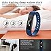 Fitness Trackers TopBest Bluetooth Call Remind Remote Self-Timer Slim Smart Bracelet Calorie Counter Wireless Pedometer Band Sport Sleep Monitor Activity Tracker For Android iOS Phone (Blue)