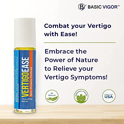 Basic Vigor Vertigo Ease RollOn (10ml) Natural & FastActing Vertigo