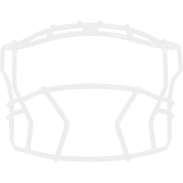 ホワイト フットボール フェイスマスク Lightweight Softball Face Mask, Protective Fielders Mask White