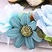 Tieback Flower Crown Elastic Flower Headband Baby Girl Floral Crown Wreath Newborn Hair Accessories (3 Colors Pack - B)