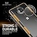 Microsoft 950 XL Case, Ghostek Cloak Series for Nokia Lumia 950 XL Slim Hybrid Impact Armor Cover Carrying Case | HD Screen Protector | Warranty Exchange | Aluminum Bumper | Ultra Fit (Gold)