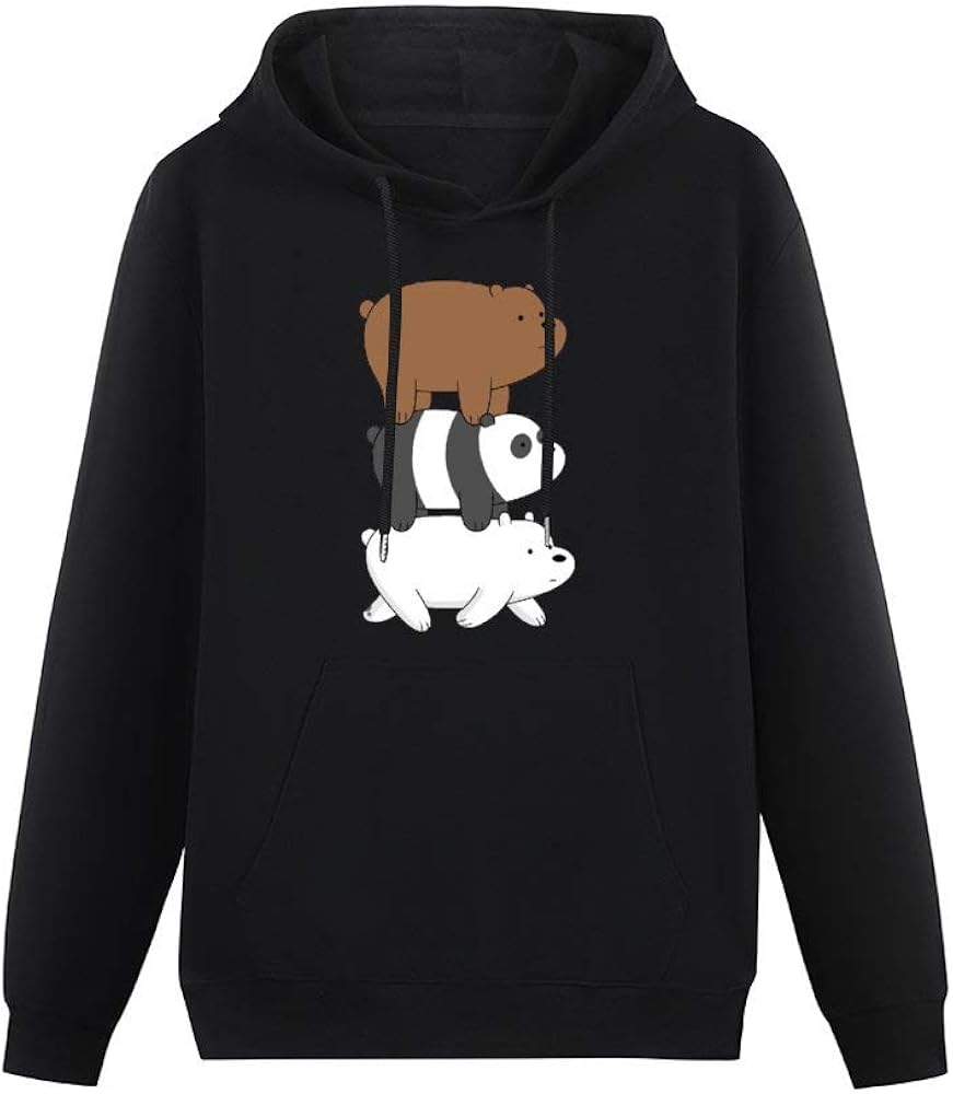 Graphic Hoodie We Bare Bears Long Sleeve Sweatshirts Amazon.co.uk