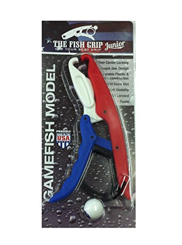 UPC 859370000611, United Plastic 01-3780-AAFG-JR Fish Grip Junior Red,White &amp; Blue Floats