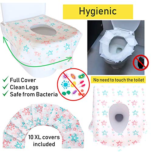 4 Travel+Toddler+Toilet+Covers+Disposable