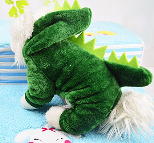 Dogs Clothes Small Pet Costume Halloween Dinosaur Costume Dog Clothing Puppy Outfits Funny Apperal (XL)