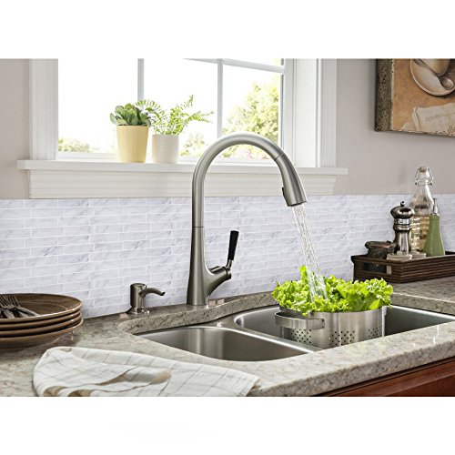 Vamos Tile Premium Anti Mold Peel and Stick Tile Backsplash,Self Adhesive Wall Tiles for Kitchen & Bathroom-11.2" x 10" (6 Sheets) - Thumbnail 3