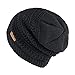 OMECHY Unisex Slouchy Beanie Hats Winter Warm Knit Skull Fleece Ski Cap 4 Color