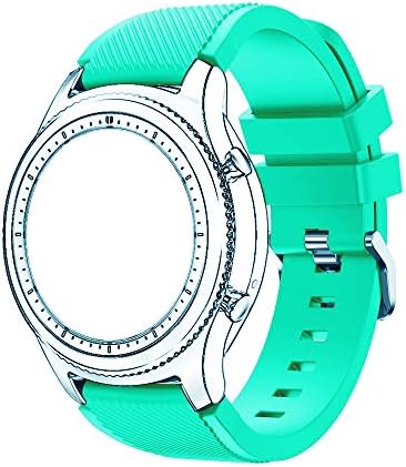 Gear S3 Bands, Silicone Watch Straps and Replacement Sport Wristband for Samsung Gear S3 Frontier/Classic Smart Watch (Mint Green)