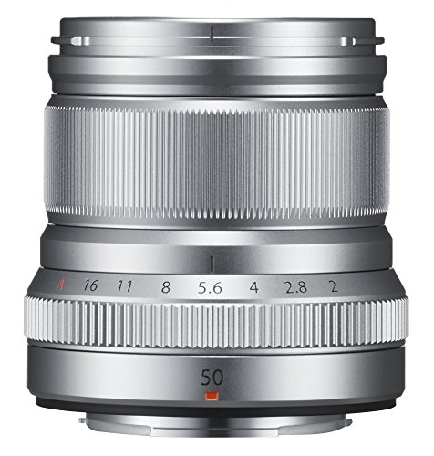 Fujifilm 16536611 Objectif XF50 mm F/2 pour Appareil Photo Série X Hybride Argent